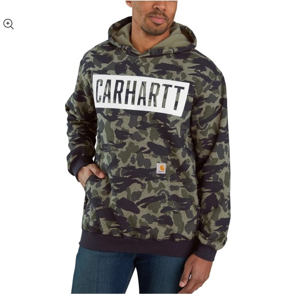 Carhartt Other - Carhartt Loose Fit Midweight Hooded Camouflage Graphic Sweatshirt